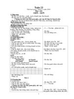 giao an 1 tuan 23 (bich nguyet)