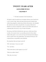 LUYỆN ĐỌC TIẾNG ANH QUA CÁC TÁC PHẨM VĂN HỌC –TWENTY YEARS AFTER ALEXANDRE DUMAS CHAPTER 77 pdf