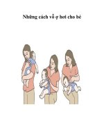 Những cách vỗ ợ hơi cho bé ppsx