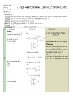 MỘT SỐ PHƯƠNG TRÌNH LƯỢNG GIÁC THƯỜNG GẶP(TT) potx