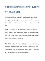 8 cách đầu tư vào các mối quan hệ với khách hàng pps