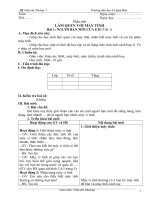 Bài 1: Người bạn mới của em (Tiết 1)