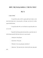 ĐIỀU TRỊ NGOẠI KHOA U TRUNG THẤT (Kỳ 1) pot