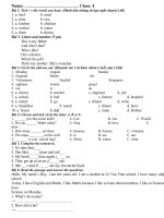 De thi tieng GKII 4, 5