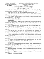 Ke hoach hoat dong Đội ( Bach)