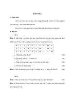 Đại số 11 - KIỂM TRA pdf