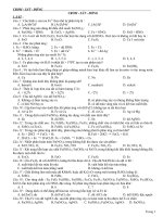 Bài tập trắc nghiệm Fe (P1)