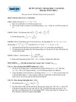 Đề ôn tập luyện thi đại học , cao đẳng môn toán - đề số 2 ppt