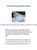 Trẻ dễ tử vong do đái tháo đường potx