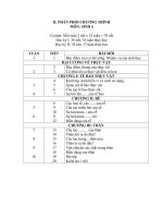 phân phối chương trinh sinh 6