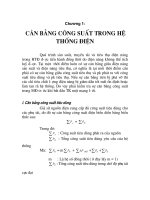 đồ án môn học mạng lưới điện, chương 1 pdf