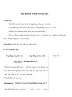 Hình học 11 - HAI ĐƯỜNG THẲNG VUÔNG GÓC potx