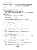 Đề ôn tốt nghiệp Toán_2010 số 5