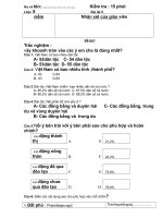 Tiết KTHKII cực hay