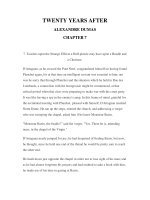 TWENTY YEARS AFTER ALEXANDRE DUMAS CHAPTER 7 ppsx