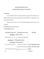 Đại số 11 - SỐ THẬP PHÂN HỮU HẠN SỐ THẬP PHÂN VÔ HẠN TUẦN HOÀN docx