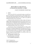 Báo cáo khoa học dạng bất biến trái