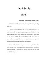 Suy thận cấp (Kỳ 8) pptx