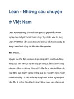 Lean - Những câu chuyện ở Việt Nam potx