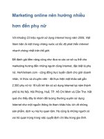 Marketing online nên hướng nhiều hơn đến phụ nữ pot