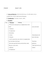Giáo án Anh văn lớp 9 - Unit 6 The environment - Period 41 - Lesson 5 : write pdf