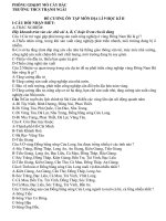 ĐỀ CƯƠNG ÔN TẬP ĐỊA 9 HKII