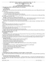 Trọng tâm ôn thi tốt nghiệp Lịch sử 12