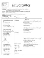 BÀI TẬP ÔN CHƯƠNGII pps