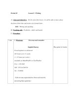 Giáo án Anh văn lớp 9 - Unit 4 - Period 25 - Lesson 5 : Writing pps