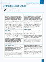 Mysql your visual blueprint for creating open source databases- P12 ppt