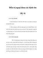 Điều trị ngoại khoa các bệnh tim (Kỳ 4) ppsx