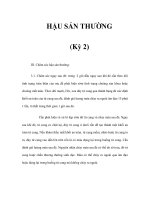 HẬU SẢN THƯỜNG (Kỳ 2) doc