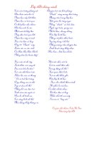 Thơ cô tặng trò