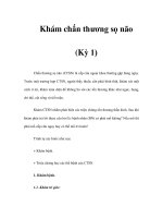 Khám chấn thương sọ não (Kỳ 1) pdf
