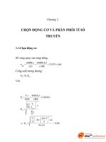 Đồ án truyền động cơ khí, chương 1 pptx