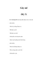 Gây mê (Kỳ 3) ppt