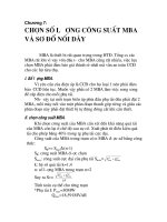 đồ án môn học mạng lưới điện, chương 7 pptx