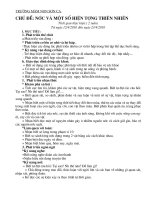 Kh giảng dạy chủ đề tự nhiên