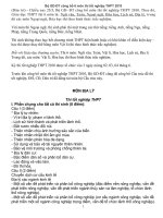 MÔN THI VÀ CẤU TRÚC ĐÊ THI TỐT NGHIỆP NĂM 2010 CỦA BGD