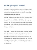 Họ đã “giữ người” như thế docx