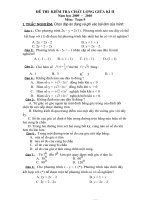 De Thi GKII.Trac nghiem va tu luan