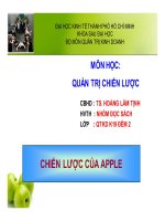 CHIẾN LƯỢC MARKETING CỦA APPLE