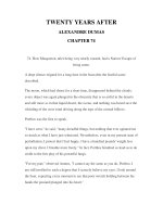 LUYỆN ĐỌC TIẾNG ANH QUA CÁC TÁC PHẨM VĂN HỌC –TWENTY YEARS AFTER ALEXANDRE DUMAS CHAPTER 74 docx