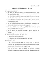 Giới thiệu Microsoft Access