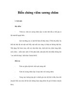 Biến chứng viêm xương chũm pptx