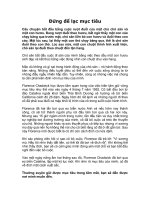 Đừng để lạc mục tiêu