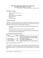 Duy trì và bảo tồn nguồn gen lúa hoang tại đồng bằng Sông Cửu Long