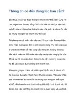 Thông tin có đến đúng lúc bạn cần? docx