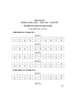 Đáp án kiểm tra định kì hóa 11(Đủ)