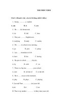 Giáo án Tiếng anh lớp 6 - THE FIRST TERM pot